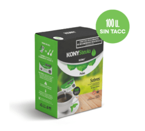 ESTEVIA EN SOBRES 100 UNIDADES 0.8 GRS SIN TACC KONY