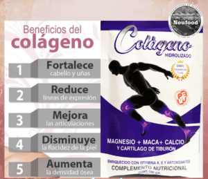 COLAGENO +MAGNESIO+MACA+CALCIO+CARTILAGO DE TIBURON 75 GRS