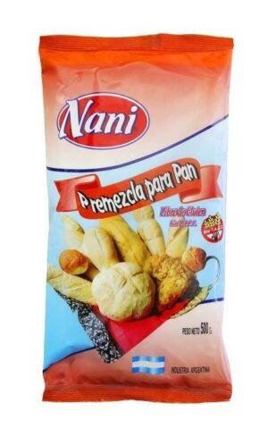 PREMEZCLA PARA PAN NANI 500 GRS- SIN TACC - NANI