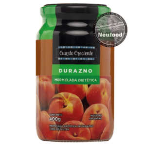 MERMELADA DURAZNO LIGHT 400 GRS CUARTO CRECIENTE