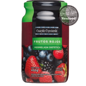 MERMELADA FRUTOS ROJOS LIGHT 400 GRS CUARTO CRECIENTE