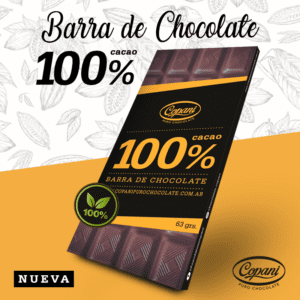 BARRA DE CHOCOLATE 100% CACAO