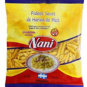FIDEOS DE HARINA DE MAIZ MOSTACHOL 350 GRS.