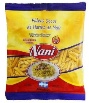 FIDEOS DE HARINA DE MAIZ MOSTACHOL 350 GRS.