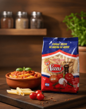 FIDEOS DE ARROZ MOSTACHOL NATURAL 500 GRS.