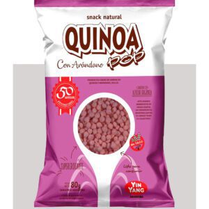QUINOA POP CON ARANDANOS 80 GRS. SIN TACC