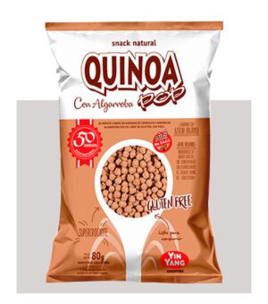 QUINOA POP CON ALGARROBA 80 GRS. SIN TACC