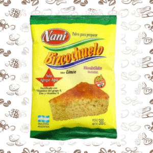 PREMEZCLA PARA BIZCOCHUELO LIMON 300 GRS - SIN TACC - NANI