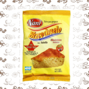 PREMEZCLA PARA BIZCOCHUELO VAINILLA 300 GR - SIN TACC - NANI