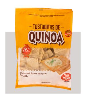 TOSTADITAS DE QUINOA Y ARROZ INTEGRAL 120 GRS