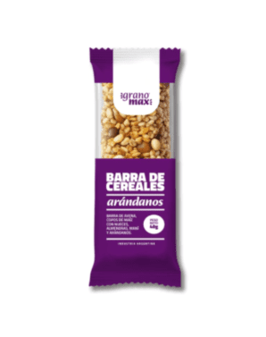 BARRA DE CEREAL SABOR ARANDANOS 40 GRS GRANOMAX