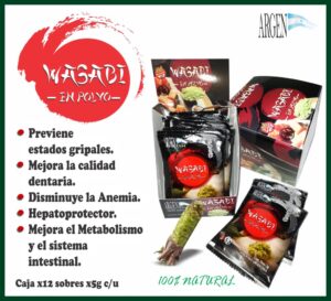 WASABI EN POLVO SOBRE 5 GRS