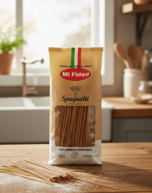 FIDEO SPAGHETTI INTEGRAL NATURAL 100% SEMOLIN