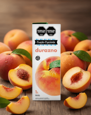 JUGO BRIK DURAZNO 1 LT - CUARTOCRECIENTE