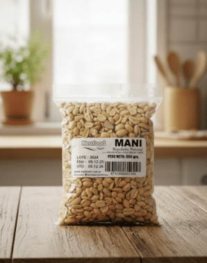 MANI REPELADO TOSTADO NATURAL 500 GRS - NEUFOOD