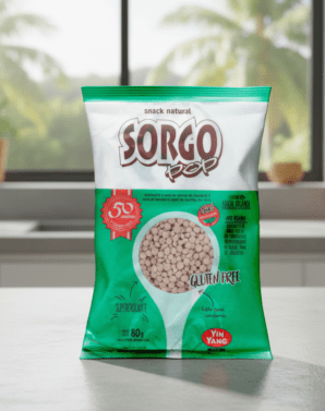 SORGO POP 80 GRS - SIN TACC - YIN YANG