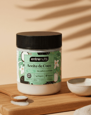 ACEITE DE COCO NEUTRO 200 CC ENTRE NUTS