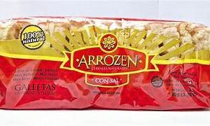 CUADRADOS DE ARROZ INTEGRAL CON SAL 95 GRS  ARROZEN