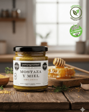 MOSTAZA Y MIEL ORGANICA 170 GRS PAMPA GOURMET