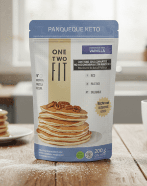 PANQUEQUE  KETO DE VAINILLA 200 GRS ONE TWO FIT