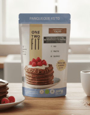 PANQUEQUE  KETO DE CACAO 200 GRS ONE TWO FIT