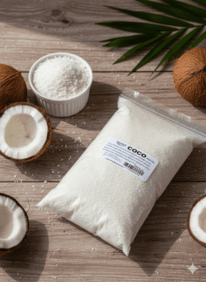 COCO RALLADO HIGH FAT 1 KG (MAYOR CONTENIDO GRASO) - NEUFOOD