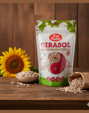 GIRASOL PELADO Y TOSTADO 150 GRS DOYPACK  SIN TACC YIN YANG