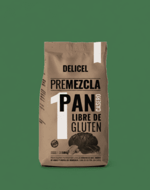 PREMEZCLA PARA PAN CASERO 500 GRS - SIN TACC -  DELICEL
