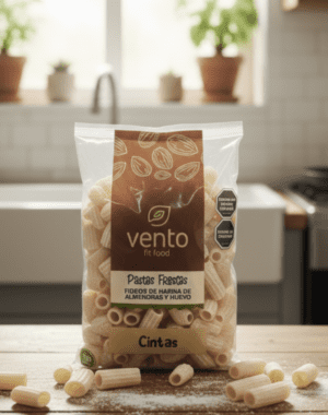 FIDEOS KETO MOSTACHOLES  HARINA DE ALMENDRA 500 GRS - VENTOFIT