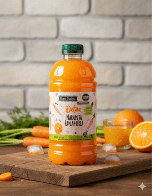 JUGO DETOX NARANJA Y ZANAHORIA 1 LT - CUARTOCRECIENTE