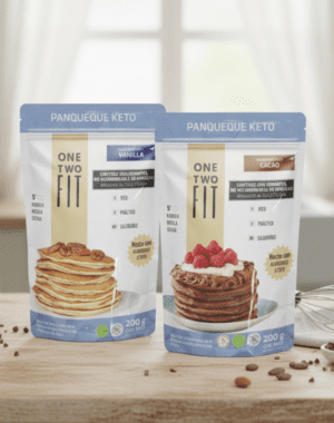 PACK KETO : PANQUEQUE DE VAINILLA + PANQUEQUE CHOCOLATE