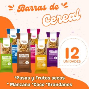 PACK X 12 BARRAS DE CEREAL SURTIDAS*SEGUN DISPONIBILIDAD* GRANOMAX