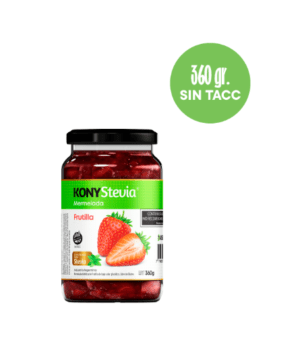 MERMELADA FRUTILLA X 360GR CON STEVIA - KONY