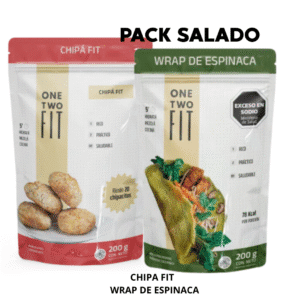 PACK SALADO: CHIPA FIT + WRAP DE ESPINACA - ONE TWO FIT
