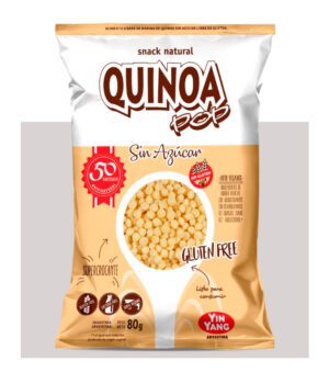 QUINOA POP SIN AZÚCAR 80 GRS - SIN GLUTEN - YIN YANG