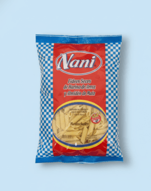 FIDEOS DE ARROZ MOSTACHOL NATURAL 350 GRS - SIN TACC - NANI