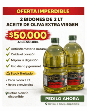 ACEITE DE OLIVA EXTRA VIRGEN x 2u. de  2 LTS