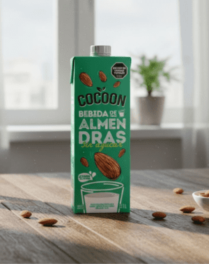 LECHE VEGETAL DE ALMENDRAS SIN AZÚCAR LT.