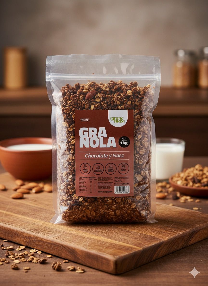 GRANOLA CHOCOLATE & NUEZ KG. GRANOMAX
