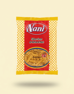 FIDEOS DE HARINA DE MAIZ MOSTACHOL 350 GRS - SIN TACC - NANI