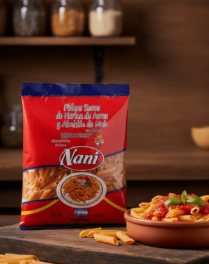 FIDEOS DE ARROZ MOSTACHOL MORRON 350 GRS.