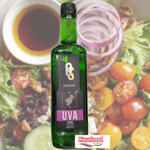 ADEREZO DE ACEITE CON ESENCIA DE UVA 500 ML.