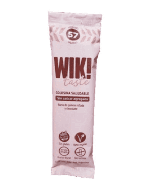 BARRA DE QUINOA INFLADA Y CHOCOLATE WIK