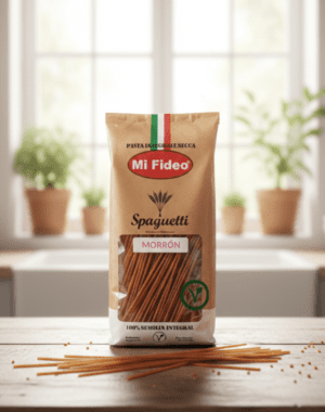 FIDEO SPAGHETTI INTEGRAL MORRON 100% SEMOLIN
