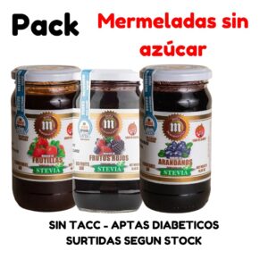 PACK MERMELADAS SIN AZUCAR - LAPDI