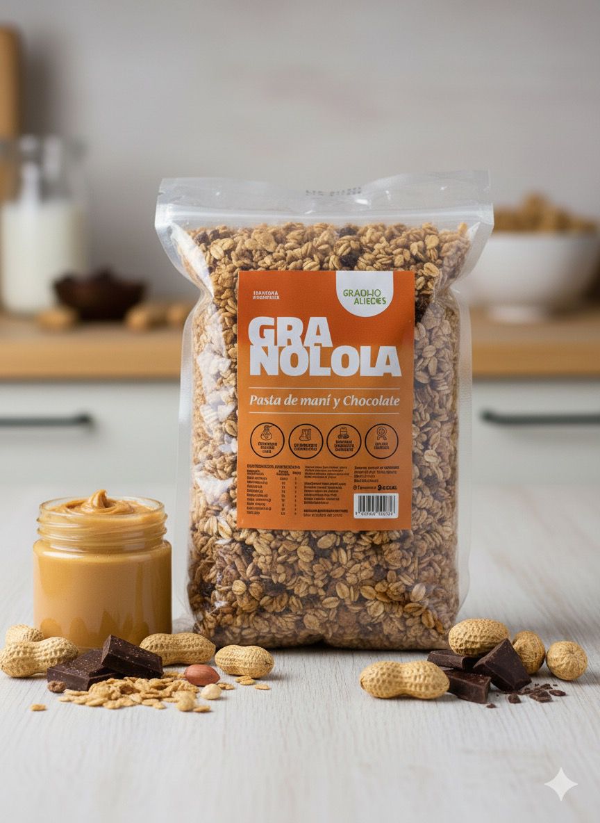 GRANOLA PASTA DE MANI Y CHOCOLATE KG. GRANOMAX