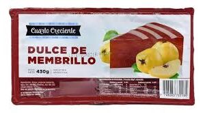 DULCE SOLIDO DE MEMBRILLO 500 GRS SIN TACC