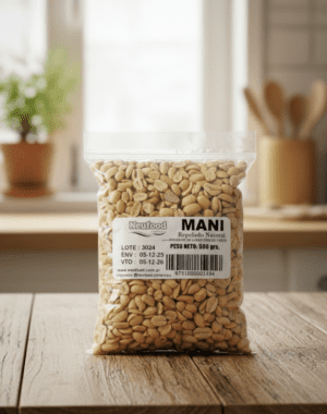MANI REPELADO TOSTADO NATURAL 500 GRS - NEUFOOD