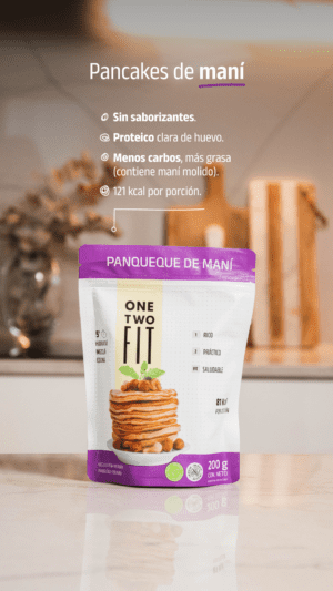 PANQUEQUE  DE MANI 200 GRS ONE TWO FIT - Image 2
