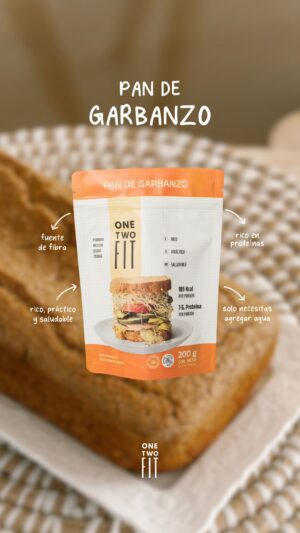 PAN DE GARBANZO 200 GRS ONE TWO FIT - Image 3